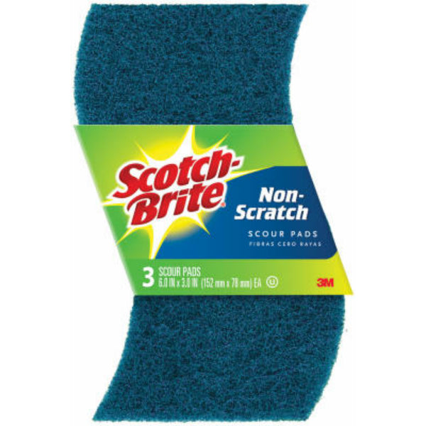 Scotch-Brite 623S-14 Multi-Purpose No Scratch Scouring Pad, 3-Pack