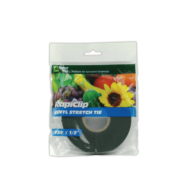 Luster Leaf® 844 Rapiclip® Vinyl Stretch Tie, 1/2" x 150'