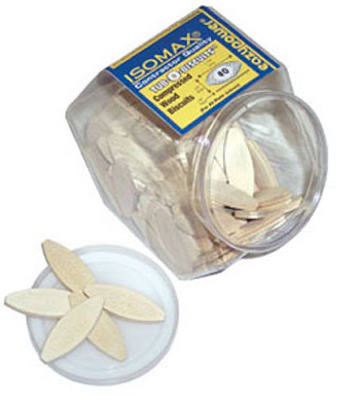 Eazypower® 39427 Compressed Wood Biscuits, #0, 75-Pack