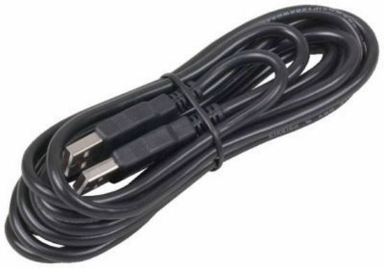 RCA TPH522 USB Computer Cable Extension, Black, 10'