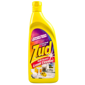 Zud 530019 Multi-Purpose Cream Cleanser with Fresh Clean Scent, 19 Oz