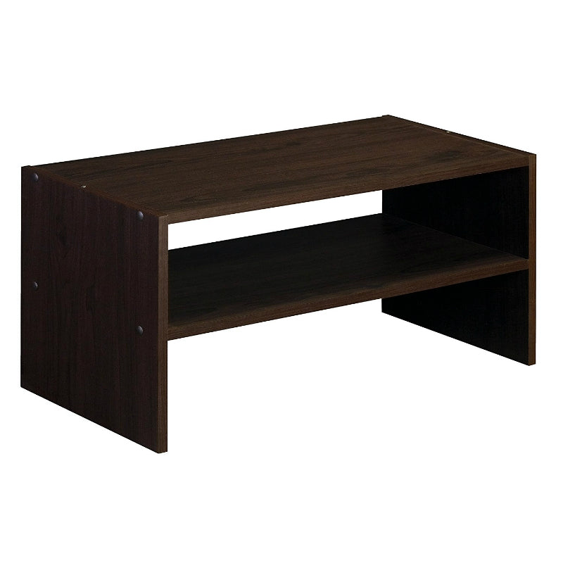 ClosetMaid 899500 Stackable Horizontal Storage Organizer, Espresso, Wood, 24"