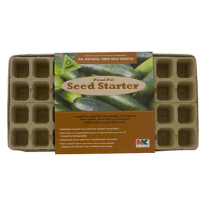 NK® FT36HFB All Natural Fiber Plant Seed Starter Tray, 36-Cells