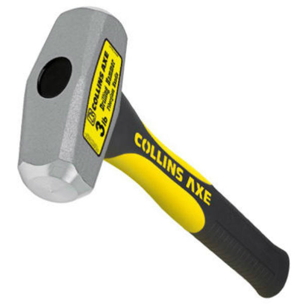 Collins DHT-3FD-C Drilling Hammer with 10" Fiberglass Handle, 3 Lb Head