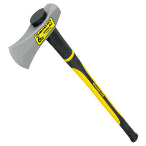 Collins TJ-6FD-C Axe Eye Splitting Maul with 36" Fiberglass Handle, 6 Lb Head