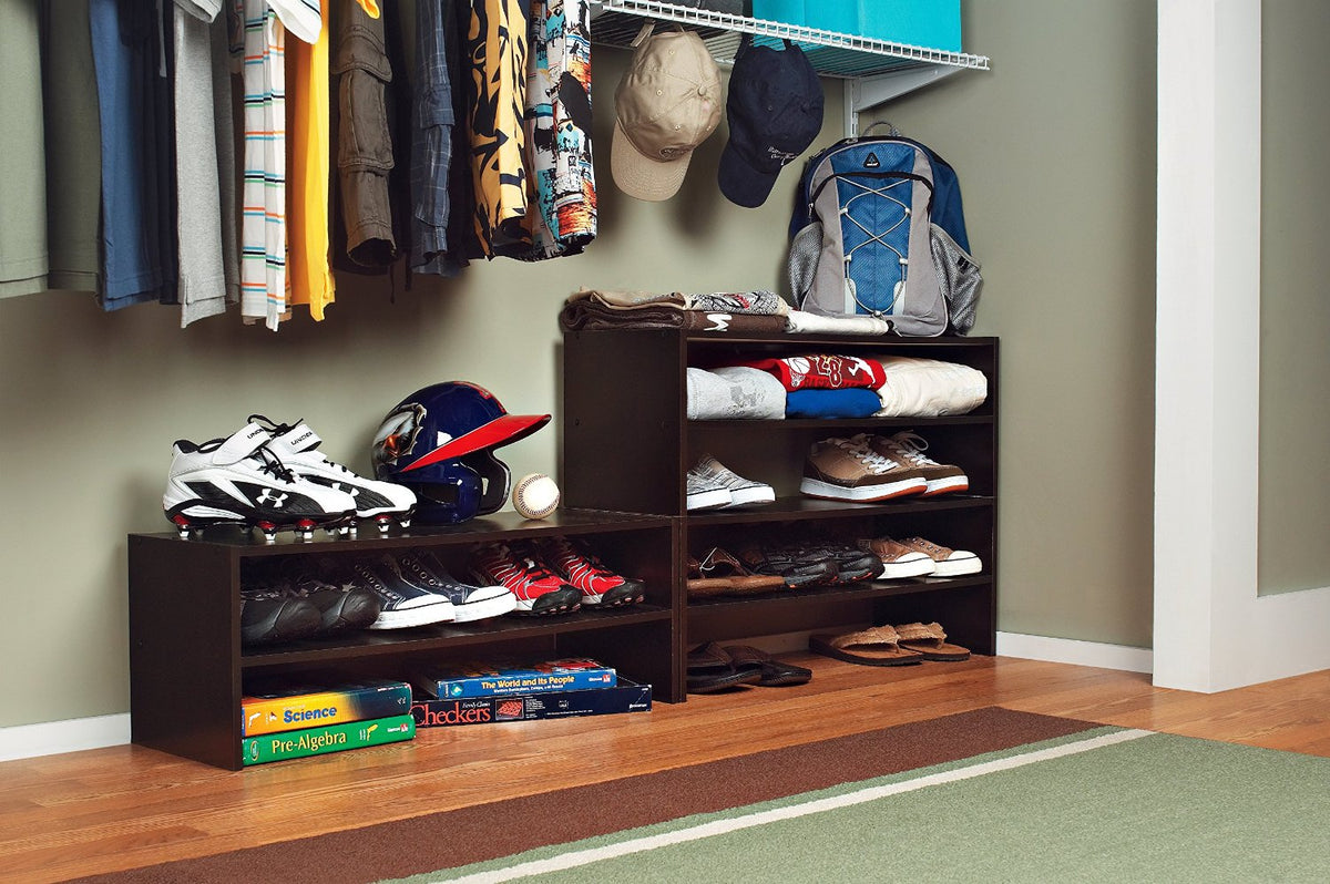 ClosetMaid® 892300 Stackable Horizontal Wood Organizer, Espresso, 31"