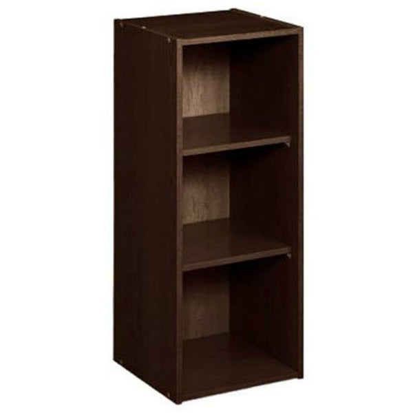 ClosetMaid® 898500 Stackable 3-Shelf Storage Organizer, Espresso, Laminated Wood