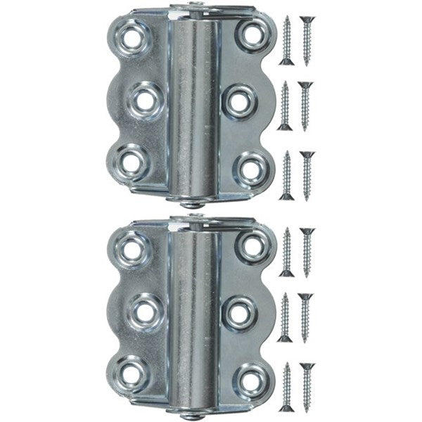 Wright Products™ V221 Self Closing Hinge, Zinc Plated, 2-3/4", 2-Pack