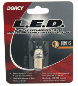Dorcy® 41-1644 LED Replacement Flashlight Bulb, 4.5V - 6V, 40-Lumen