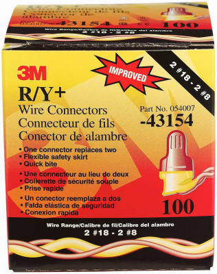 3M RYPLUS Performance Plus Wire Connector, 100-Pack