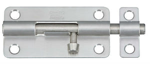 National Hardware® N348-284 Barrel Bolt, 4", Stainless Steel