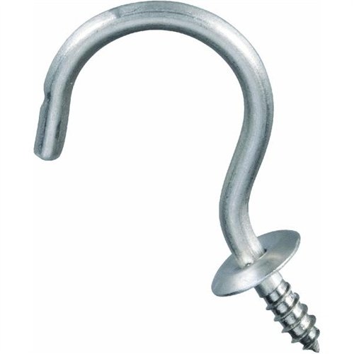 National Hardware® N348-433 Stainless Steel Cup Hooks, 10 Lb, 3/4", 4-Count