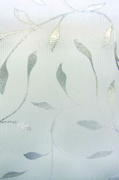 Artscape® 01-0128 Etched Leaf Design Window Film, 24" x 36"