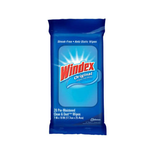 Windex® 70232 Flat Pack Glass & Surface Wipes, 28-Count