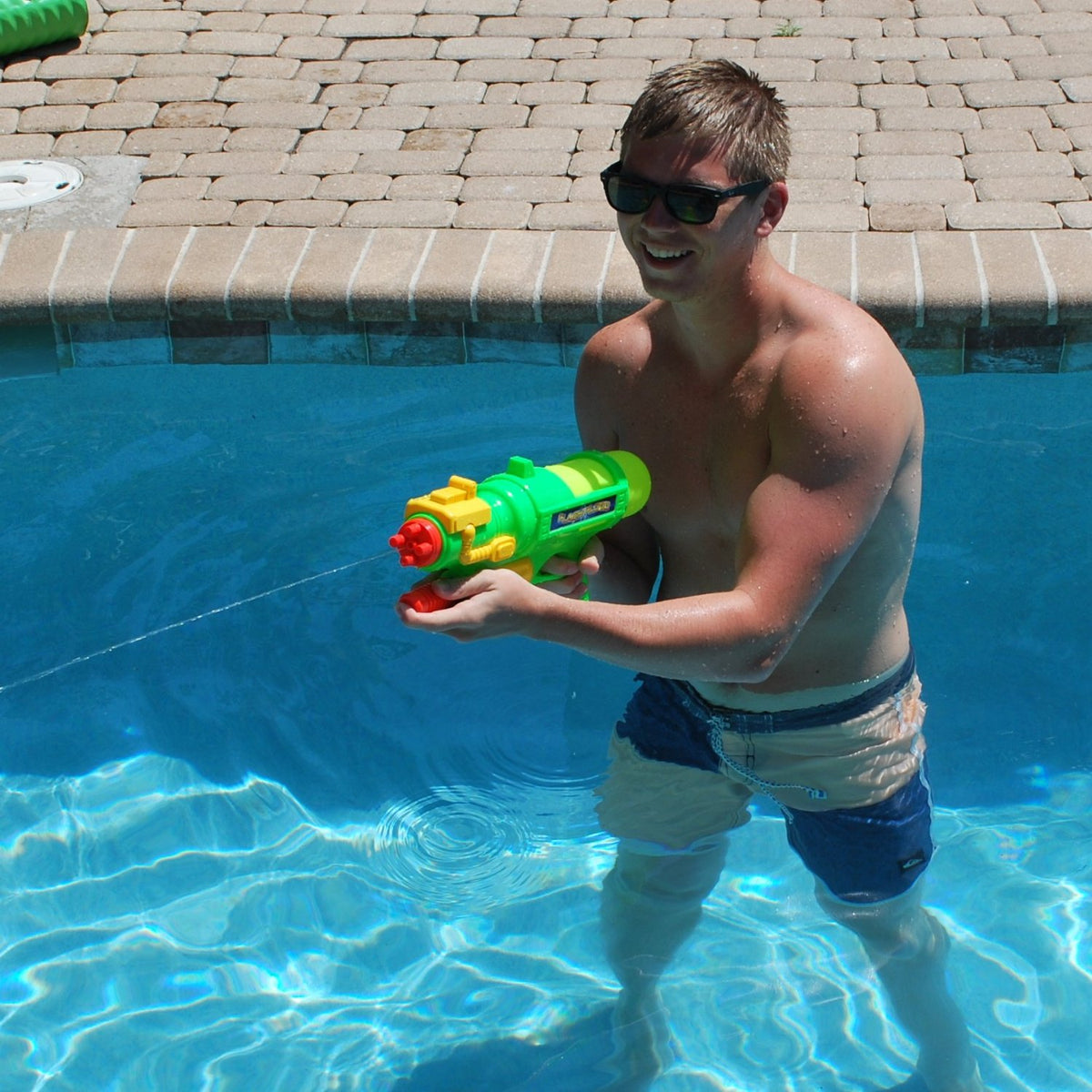 Stream Machine 81003 FlashFlood Water Gun, Assorted Colors, 17", 1-Qty