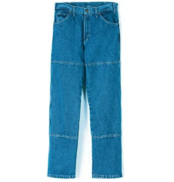 Dickies 15293SNB Men's Relaxed Fit Denim 6-Pocket Jeans, 34" x 30", Indigo Blue