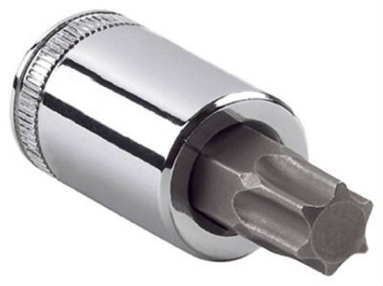 Master Mechanic 42055 T60 Torx Bit Socket, 3/8" Drive, Chrome Vanadium Steel