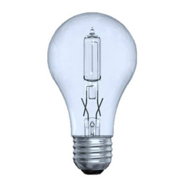 GE Lighting 62617 Energy-Efficient Reveal A19 Halogen Bulb, Clear, 53W, 2-Pack