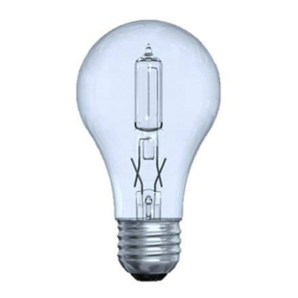GE Lighting 62616 Energy-Efficient Reveal® A19 Halogen Bulb, Clear, 43W, 2-Pack