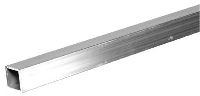 SteelWorks 11388 Square Aluminum Tube, 3/4" x 72", Mill Finish