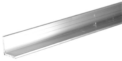 SteelWorks 11343 Aluminum Angle, 1/8" x 2", 48" Long
