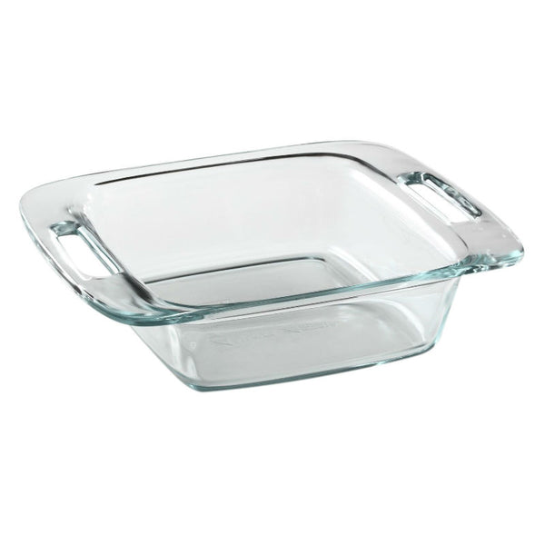 Pyrex 1085797 Easy Grab Square Glass Baking Dish, 8"