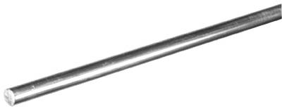Hillman Fasteners 11271 Aluminum Round Rod, 1/4" x 48"