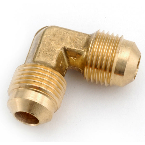 Anderson Metals 754055-06 Lead Free Elbow, Brass, 3/8" Flare