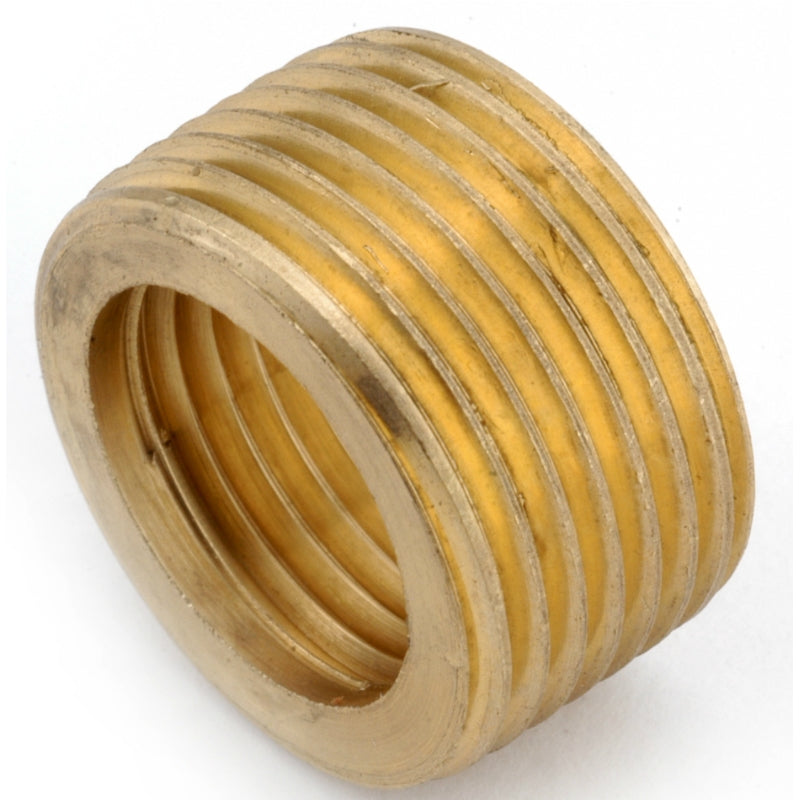 Anderson Metals 736140-1208 Lead Free Face Bushing, Brass, 3/4" x 1/2"