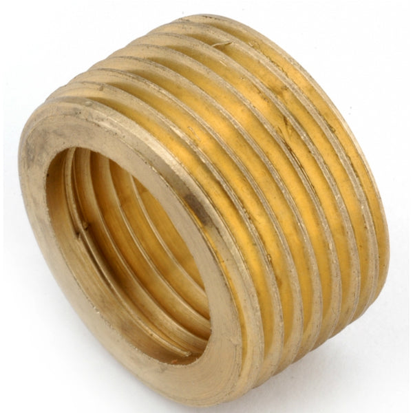 Anderson Metals 736140-1208 Lead Free Face Bushing, Brass, 3/4" x 1/2"