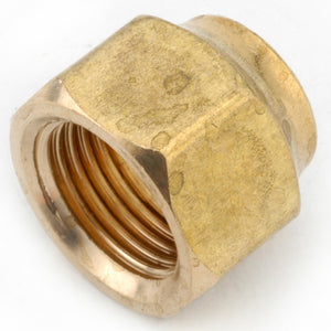 Anderson Metals 754018-08 Lead Free Short Forged Flare Nut, Brass, 1/2"