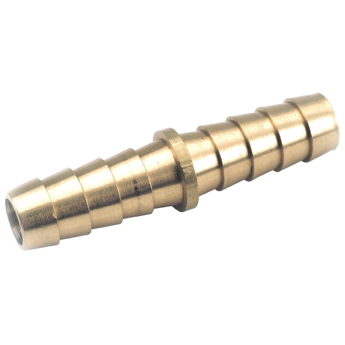 Anderson Metals 757014-06 Lead Free Barb Mender/Splicer Union, Brass, 3/8"