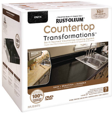 Rust-Oleum® 258284 Countertop Transformations Kit, Onyx, Covers 50 Sq.Ft.