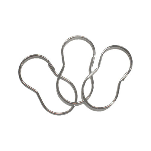 Zenith 90SS Wire Shower Hook, Chrome, 12-Pack