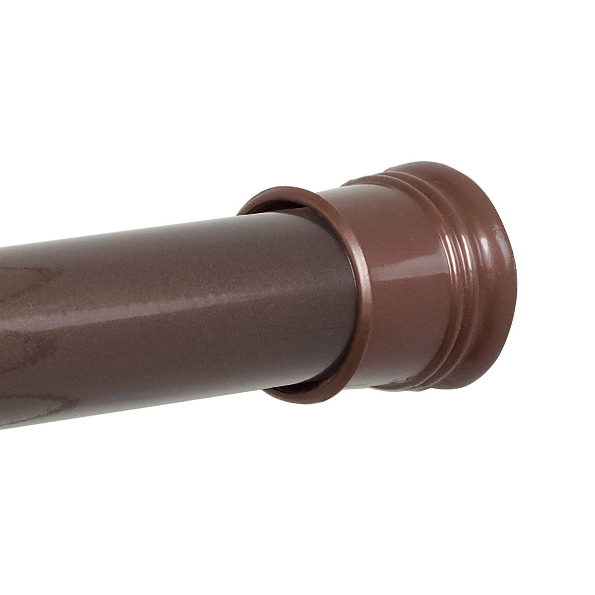 Zenna Home 506RB Shower Curtain Rod, Oil Rubbed Bronze, 42 inches - 72 inches