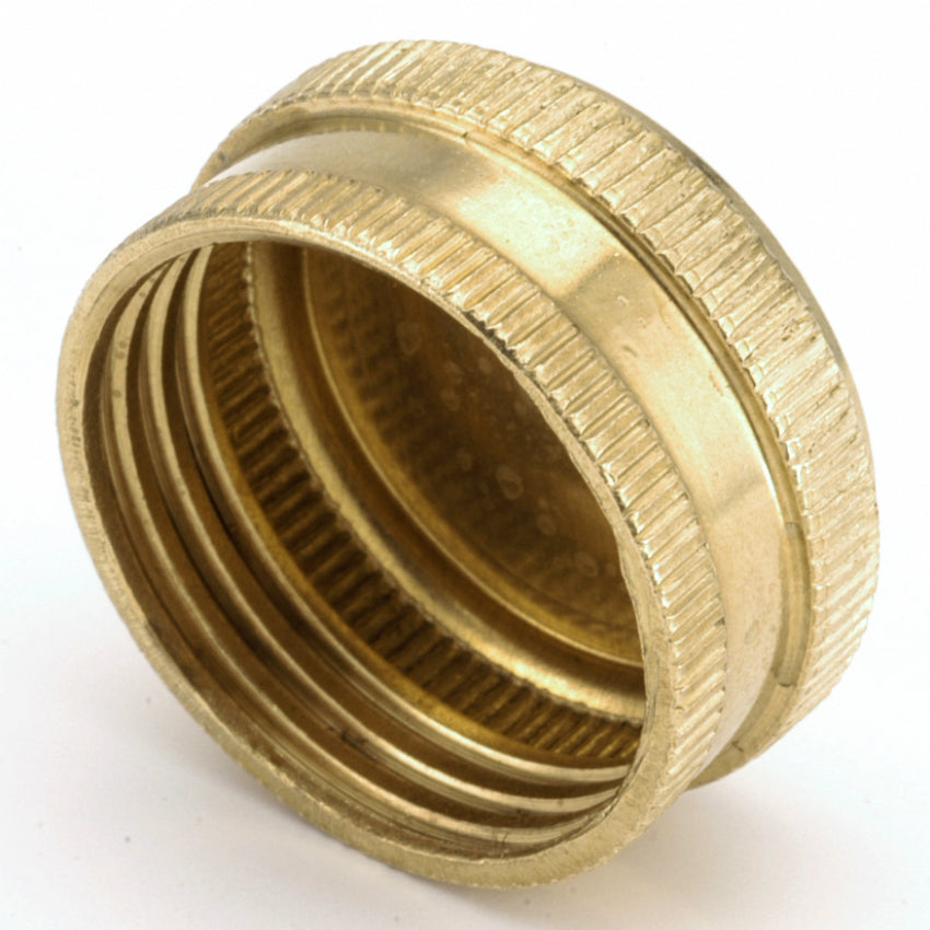 Anderson Metals 757404-12 Lead Free Garden Hose Cap, Brass, 3/4"