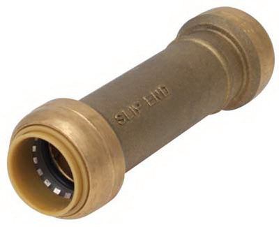 SharkBite® U3020LFA Lead Free Slip Coupling, 1" x 1"