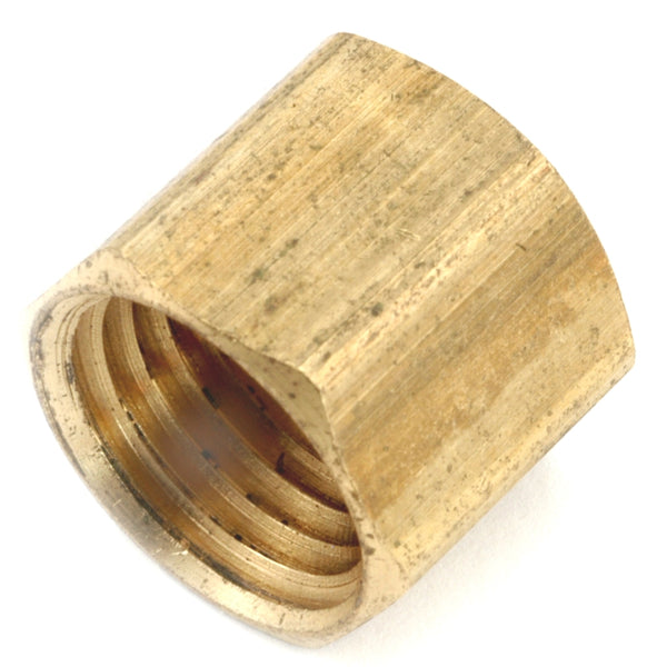Anderson Metals 756108-06 Lead Free Brass Cap, 3/8"