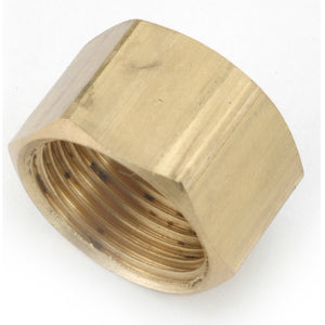 Anderson Metals 700081-08 Lead Free Compression Cap, 1/2", Brass