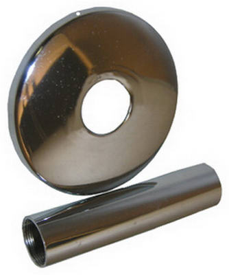Lasco 03-1657 Geber/Briggs Shower Tube & Flange Kit, Chrome