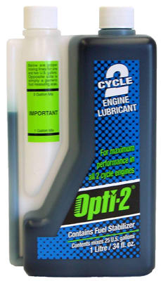 Opti-2 20112 Two Cycle Engine Oil with Fuel Stabilizer, 34 Oz