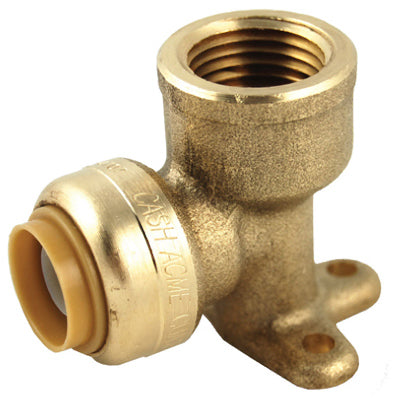 SharkBite® U334LFA Lead Free Drop Ear Elbow, 1/2" x 1/2" FNPT