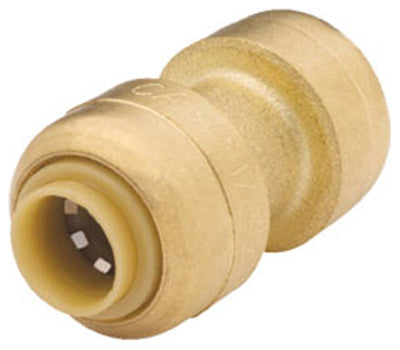 SharkBite® U004LFA Lead Free Push Fit Coupling, 1/4" x 1/4"