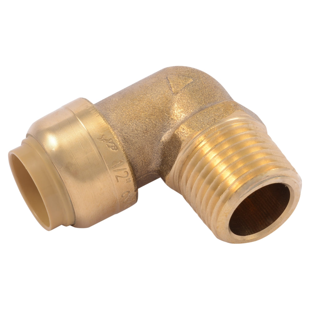 SharkBite U280LFA Lead Free Male Elbow, 1/2" x 1/2" MNPT