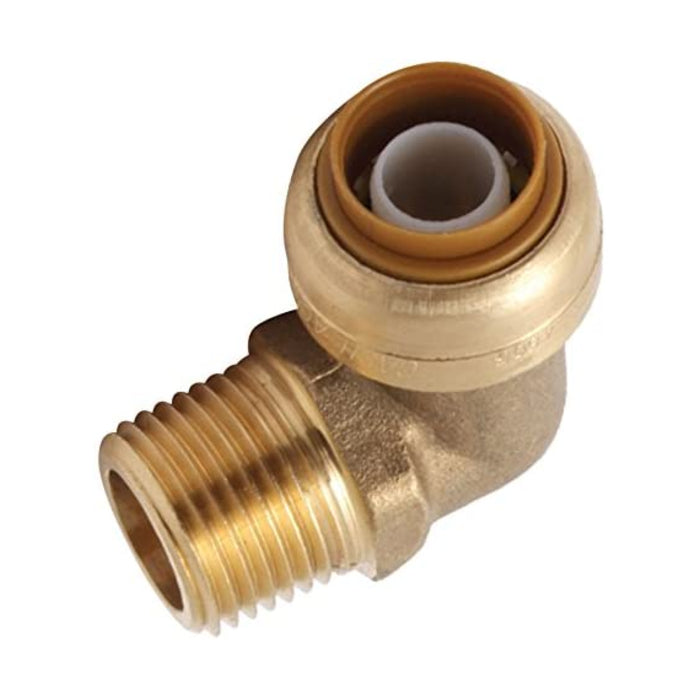 SharkBite U280LFA Lead Free Male Elbow, 1/2" x 1/2" MNPT