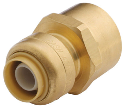 SharkBite® U068LFA Lead Free Female Connector, 1/2" x 3/4" FNPT