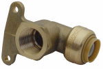 SharkBite® U335LFA Lead-Free Brass Push Fit Hy-Ear Elbow, 1/2" x 1/2"