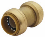 SharkBite U020LFA Lead-Free Brass Push Fit Straight Coupling, 1" x 1"