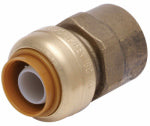 SharkBite UR088A Lead Free Push-Fit Brass Female Connector, 3/4" x 3/4" FNPT