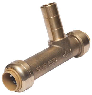 SharkBite® U4482LFA Lead Free Service Slip Tail Adapter, 1/2" x 1/2" x 1/2"